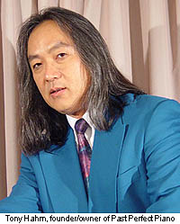 Tony Hahn, founder/owner of Past Perfect Piano